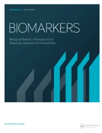 Biomarkers