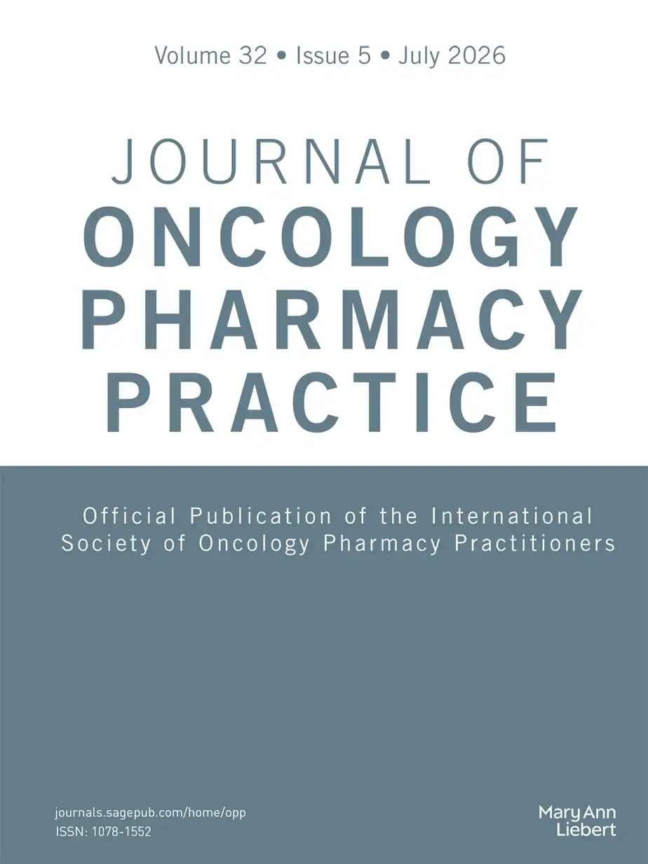 Journal of oncology pharmacy practice